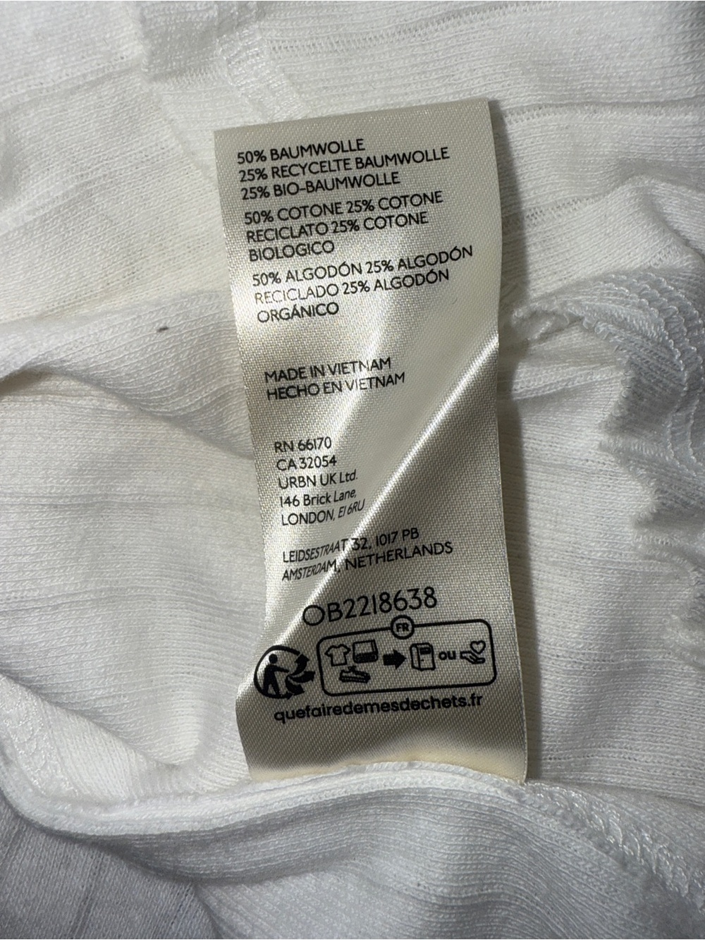 Care Free People | Bryson Henley Tank Top | White | Medium - Picture 10 of 10